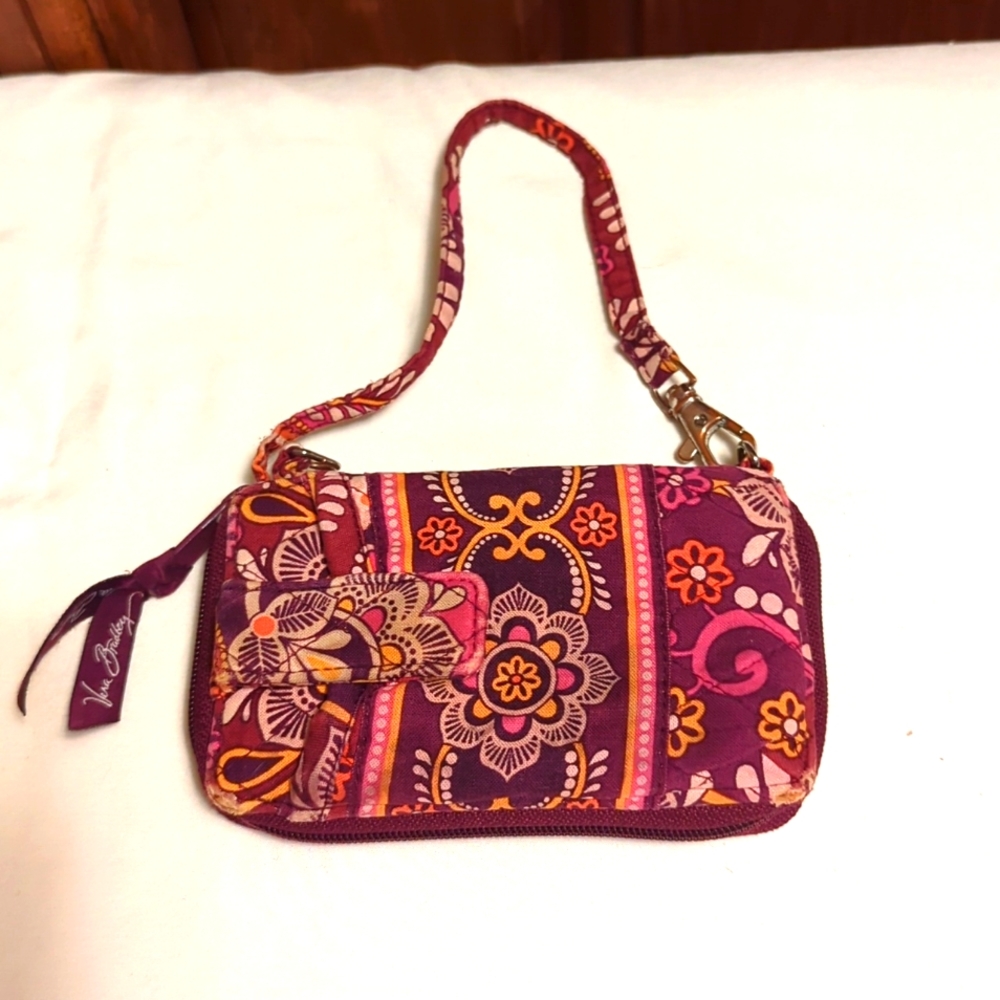 Retired Vera Bradley "Safari Sunset"‎ Zip Wallet Wristlet
